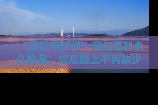 “黑料不打烊”网红黑料永久收藏，吃瓜路上不再缺少惊喜与乐趣