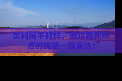 黑料网不打烊，追踪最新热点的线路一键直达！