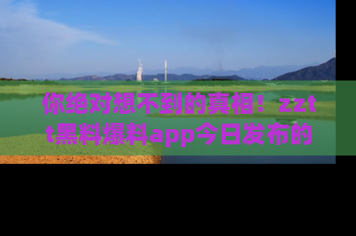 你绝对想不到的真相！zztt黑料爆料app今日发布的黑料让人叫绝！