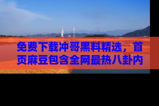 免费下载冲哥黑料精选，首页麻豆包含全网最热八卦内容
