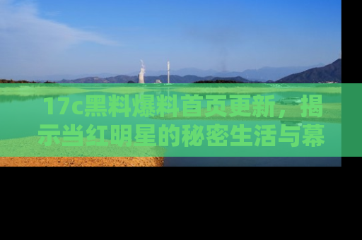 17c黑料爆料首页更新,揭示当红明星的秘密生活与幕后故事