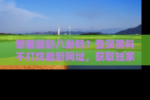 想看最新八卦吗?登录黑料不打烊最新网址,获取独家内容