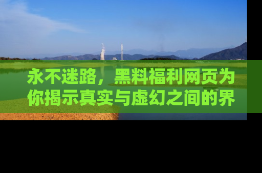 永不迷路,黑料福利网页为你揭示真实与虚幻之间的界限