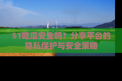 51吃瓜安全吗？分享平台的隐私保护与安全策略